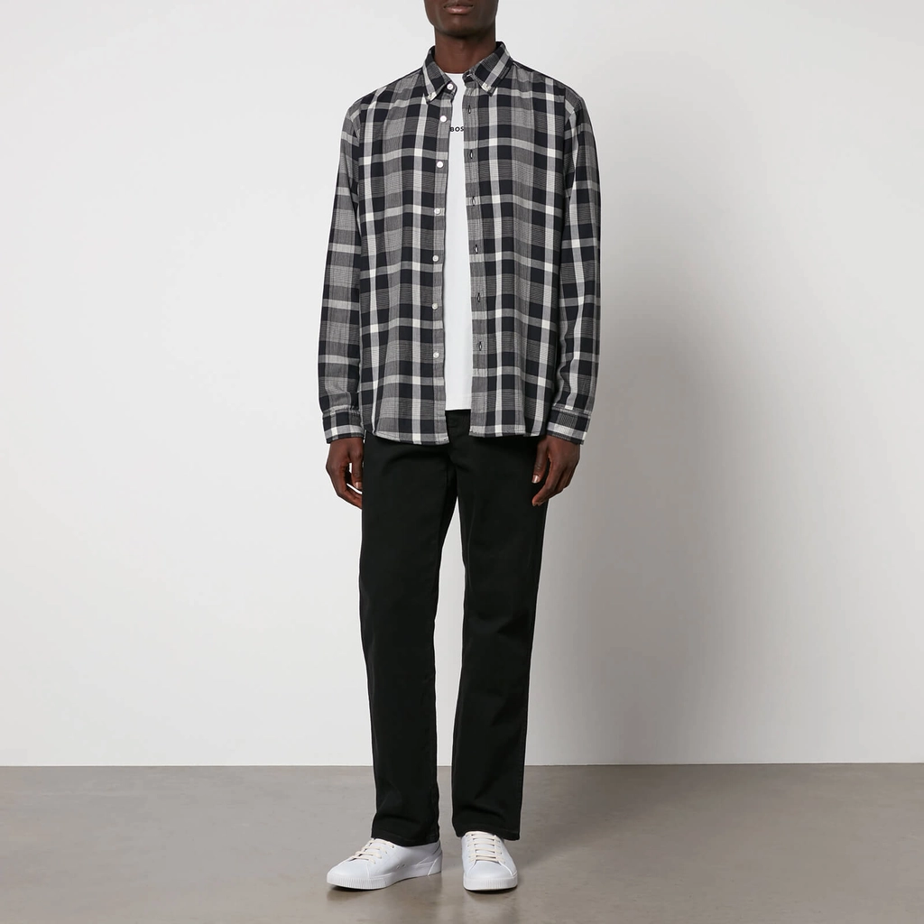 Hugo Boss Rickerty Checkered Coton Shirt - S